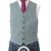Clunie Jacket and 5 Button Vest - Moss
